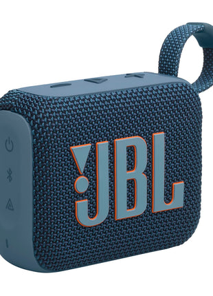 JBL Go 4 - Ultra-Portable Bluetooth Speaker - Blue | Ultra-portable JBL Pro Sound with punchier bass, Up to 7 hours of playtime plus 2 hours with Playtime Boost