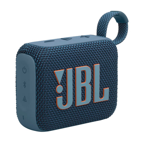 JBL Go 4 - Ultra-Portable Bluetooth Speaker - Blue | Ultra-portable JBL Pro Sound with punchier bass, Up to 7 hours of playtime plus 2 hours with Playtime Boost