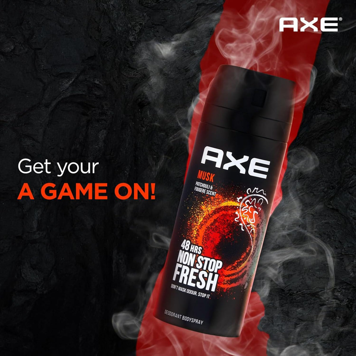 Axe Musk Deodorant Body Spray for Men | 48H* Odour Protection | With Lavender, Geranium, and Vanilla notes| 150ml