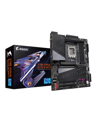 GIGABYTE Z790 AORUS Elite X WIFI7 LGA 1700 ATX Motherboard, Support Intel Core 14th/13th/12th Gen, DDR5, 16+1+2 Power Phase, 4X M.2, PCIe 5.0, USB-C 3.2, WIFI7, 2.5GbE, Q-Flash, EZ-Latch, RGB Fusion