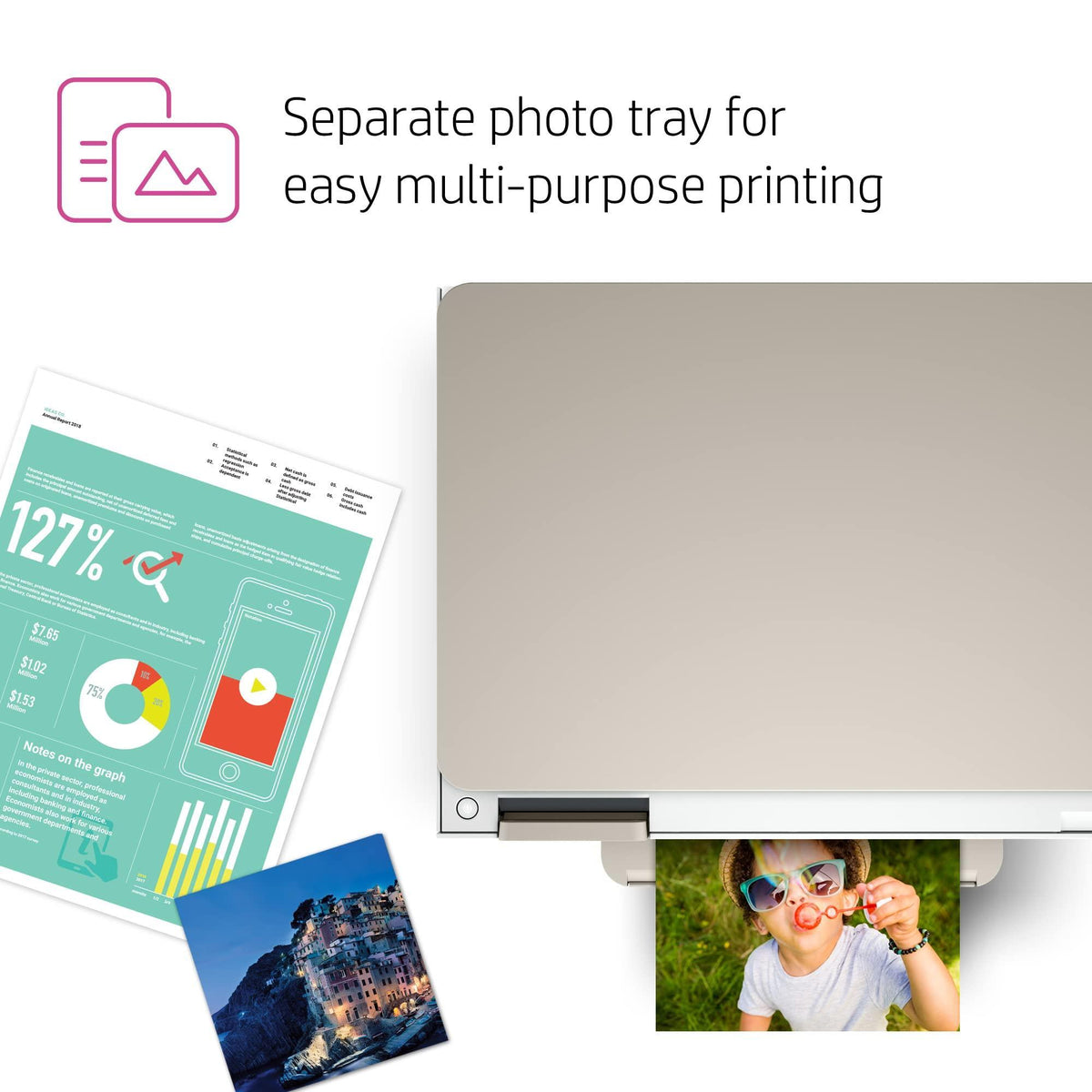 HP ENVY Inspire 7255e Wireless Color Thermal Inkjet Printer, Print, scan, copy, Easy setup,Mobile printing, Best-for-home, 3 month Instant Ink trial included