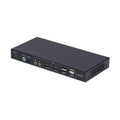 StarTech.com 2-Port Dual-Monitor DisplayPort KVM Switch with Dual View Video Matrix, 4K 60Hz, 4X USB Hub Ports, TAA Compliant
