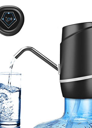 5 Gallon Electric Drinking Portable Water Dispenser, Universal USB Charging Water Bottle Pump For 2-5 Gallon With 2 Silicone