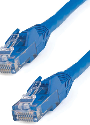 StarTech 7ft CAT6 Ethernet Cable - Blue CAT 6 Gigabit Ethernet Wire -250Mhz 100W PoE RJ45 UTP Network Patch Cord Snagless with Strain Relief (N6PATCH7BL)