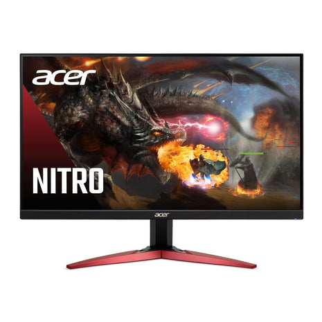 Acer Nitro KG241Y Sbiip 23.8 inch Full HD (1920 x 1080) VA Gaming Monitor | AMD FreeSync Premium Technology | 165Hz Refresh Rate | 1ms (VRB) | ZeroFrame Design | 1 x Display Port 1.2 & 2 x HDMI 2.0,Black