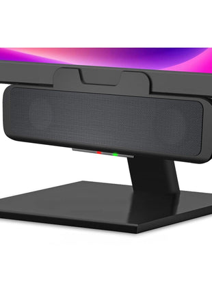 Cyber Acoustics USB Speaker Bar (CA-2890) – Stereo USB Powered Speaker, Easily Clamps to Monitor, Convenient Controls