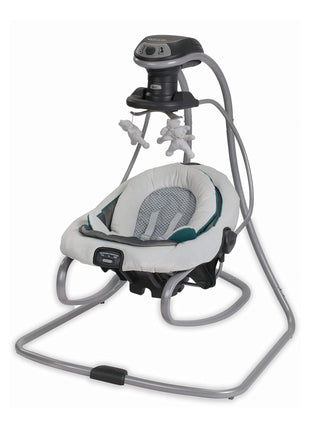 Graco DuetSoothe Swing and Rocker with Removable Swing Seat and 6 Swinging Speeds for Toddler Swing Seat and Swing Chair
