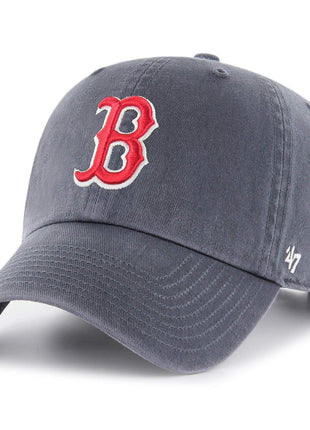 47 Brand MLB Vintage Navy Primary Logo Clean Up Adjustable Baseball Cap Hat, Adult One Size Fits All