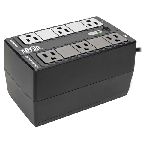 Tripp Lite UPS 350VA Battery Backup Uninterruptible Power Supply, 6 Outlets, Surge Protector, Compact Basic Standby for PC Computer Wi-fi Router & TV, 3-Year Warranty & $100,000 Insurance (BC350)