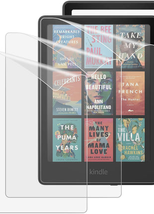MoKo 3 Pack Screen Protector for 7 inch Kindle Paperwhite 12th Generation 2024 & Kindle Colorsoft Signature Edition, Anti Glare PET Protective Film Matte Screen Protector for Kobo Libra, Case Friendly