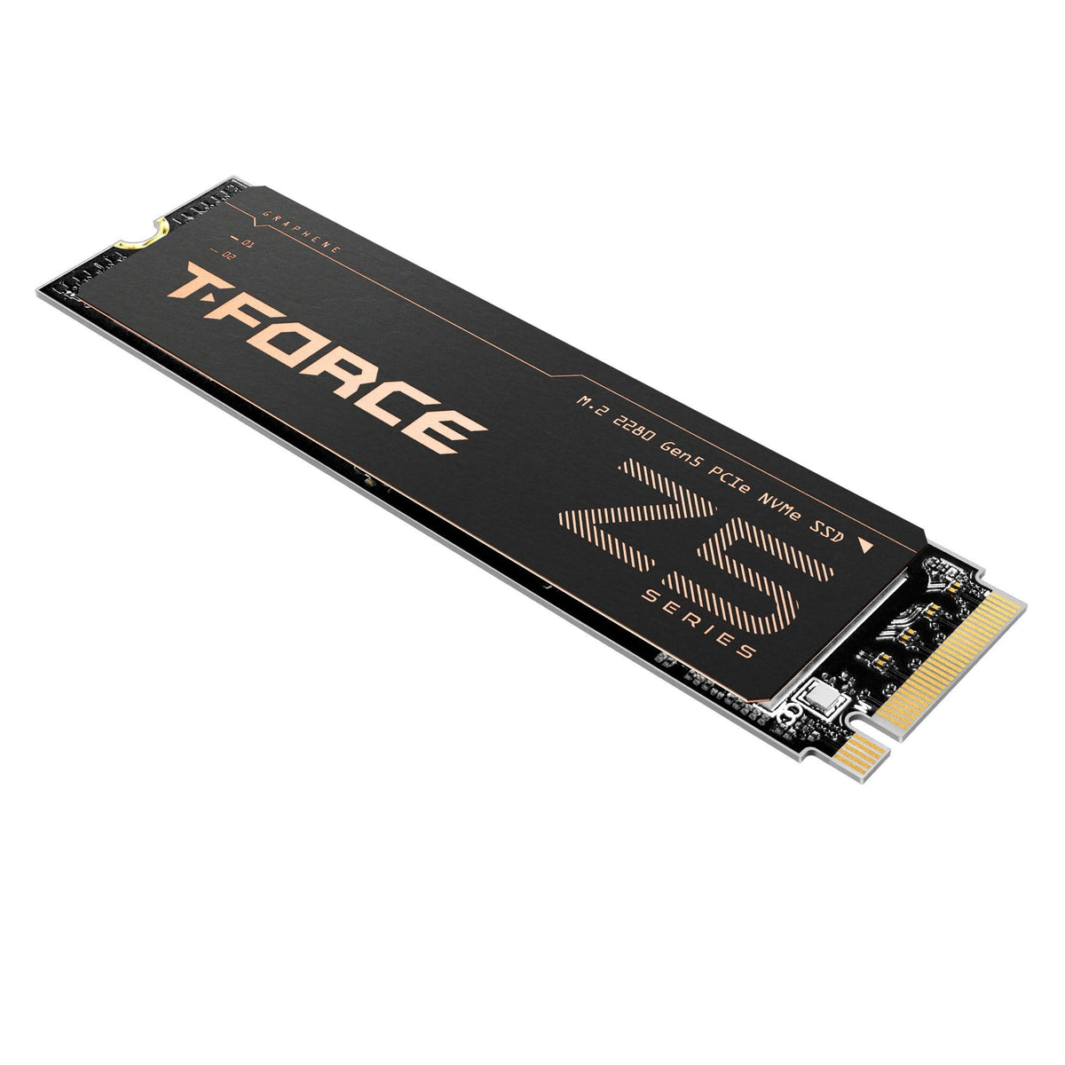 TEAMGROUP T-Force Z540 4TB Gen5x4 DRAM SLC Cache 3D TLC NAND NVMe Phison E26 PCIe M.2 2280 Gaming SSD with Ultra-Thin Graphene Heat Spreader Read/Write 12400/11800 MB/s TM8FF1004T0C129