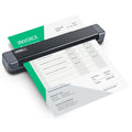 Plustek Mobile Scanner S410 Plus - Portable Sheet-Fed Document Scanner - for Windows 7 / 8 / 10 / 11, Featuring Button-Free Scanning with Included OCR Software