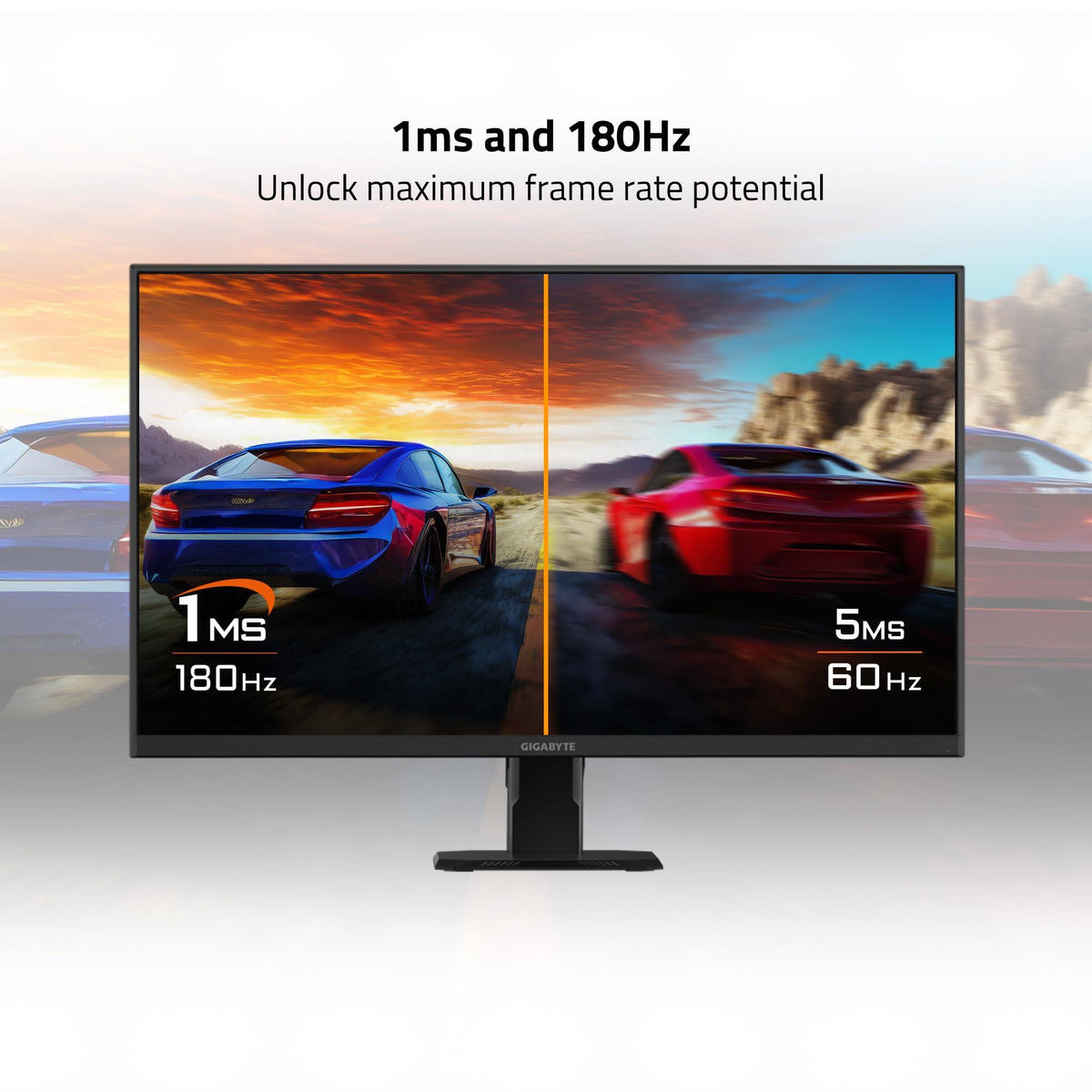GIGABYTE GS27Q Advanced - 27" IPS Gaming Monitor - QHD 2560x1440-180Hz - 1ms MPRT - AMD FreeSync - HDMI, DP - Black (GS27Q A US)