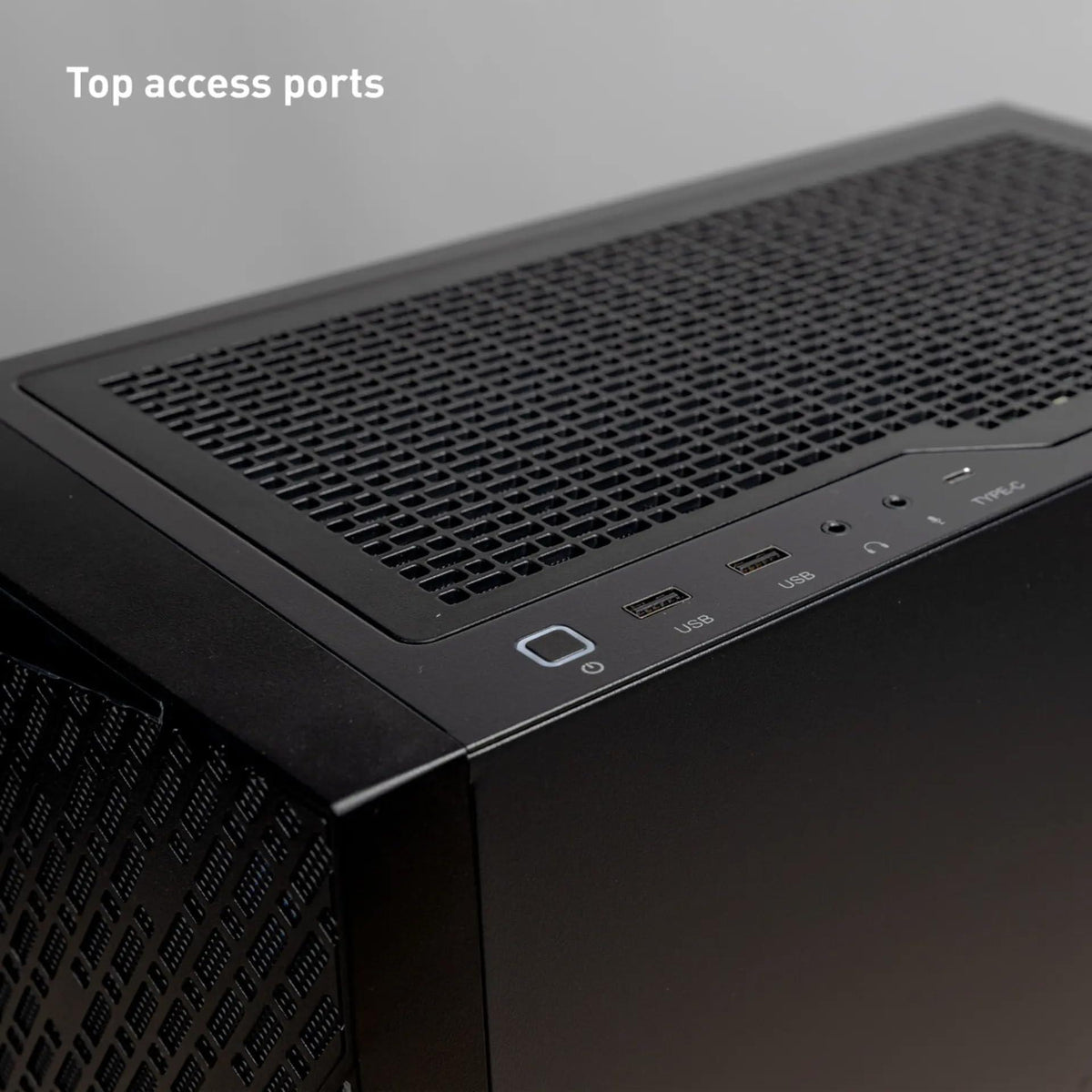 iBUYPOWER SlateMesh Gaming PC Computer Desktop SlateMeshA5N4601 (AMD Ryzen 5 7600, RTX 4060 8GB, 16GB DDR5 5200 Mhz, 500GB NVMe SSD, Windows 11 Home)