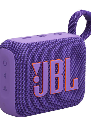 JBL Go 4 - Ultra-Portable, Waterproof and Dustproof Bluetooth Speaker, Big JBL Pro Sound with Punchy bass, 7-Hour Built-in Battery, Made in Part with Recycled Materials (Purple)