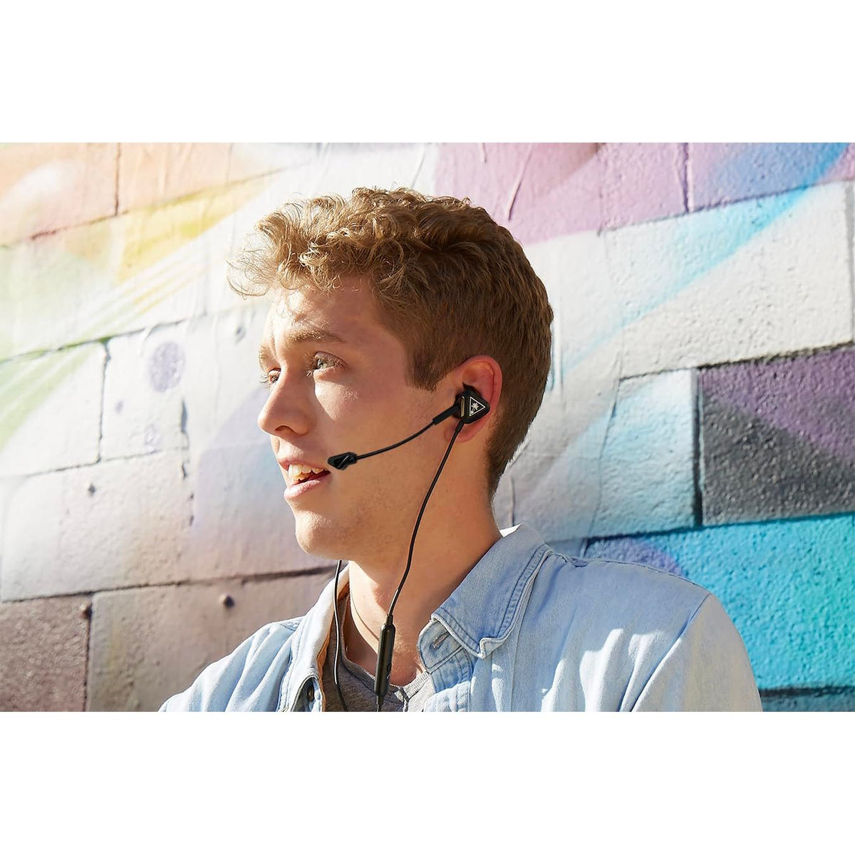 Turtle Beach Battle Buds In-Ear Gaming Headset - Mobile & PC with 3.5mm, Xbox Series X, Xbox Series S, Xbox One, PS5, PS4, PlayStation – Lightweight, In-Line Controls, Black