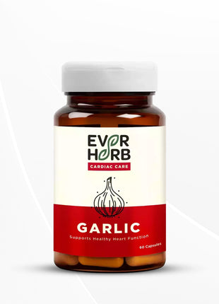 Everherb Garlic 500mg - Pure Garlic Bulb Extracts - Enhances Blood Circulation - 60 tablet