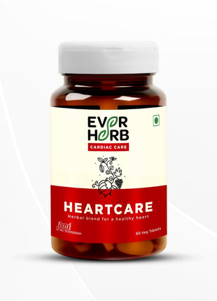 Everherb Heartcare for Healthy Heart | Blood Pressure Management - Bottle Of 60