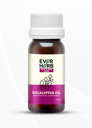 Everherb Helps with Cold and Cough, Dandruff and Hair Fall and Eucalyptus Oil (Nilgiri Oil) - 30 ml