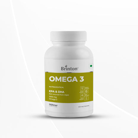 Hohner Omega 3 Vegan, EPA DHA Rich Sourced from Green Algae (1000mg) 30 capsules