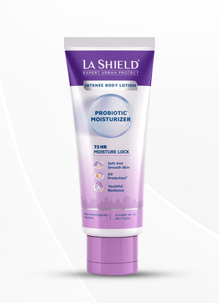 La Shield Probiotic Moisturizer Body Lotion | Restores skin microbiome| 200 ml Pack of 2