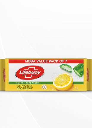 LifeBuoy Lemon Aloe Fresh 125g Pack of 7