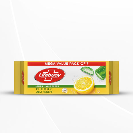LifeBuoy Lemon Aloe Fresh 125g Pack of 7