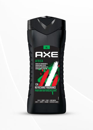 Axe Africa 3 In 1 Body, Face & Hair Wash for Men, 400ml