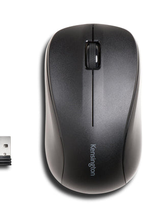 Kensington Silent Mouse-for-Life Wireless USB Mouse - Black (K72392US),1.5 inch x 2.4 inch x 4.3 inch