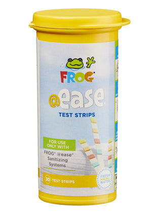 FROG @Ease Test Strips for Hot Tubs and Swim Spas - Test Strip with Out Indicator for FROG @Ease SmartChlor Cartridges, pH, Total Alkalinity and Total Hardness - 30 Test Strips