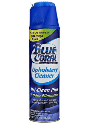 Blue Coral DC22 Upholstery Cleaner Dri-Clean Plus with Odor Eliminator, 22.8 oz. Aerosol