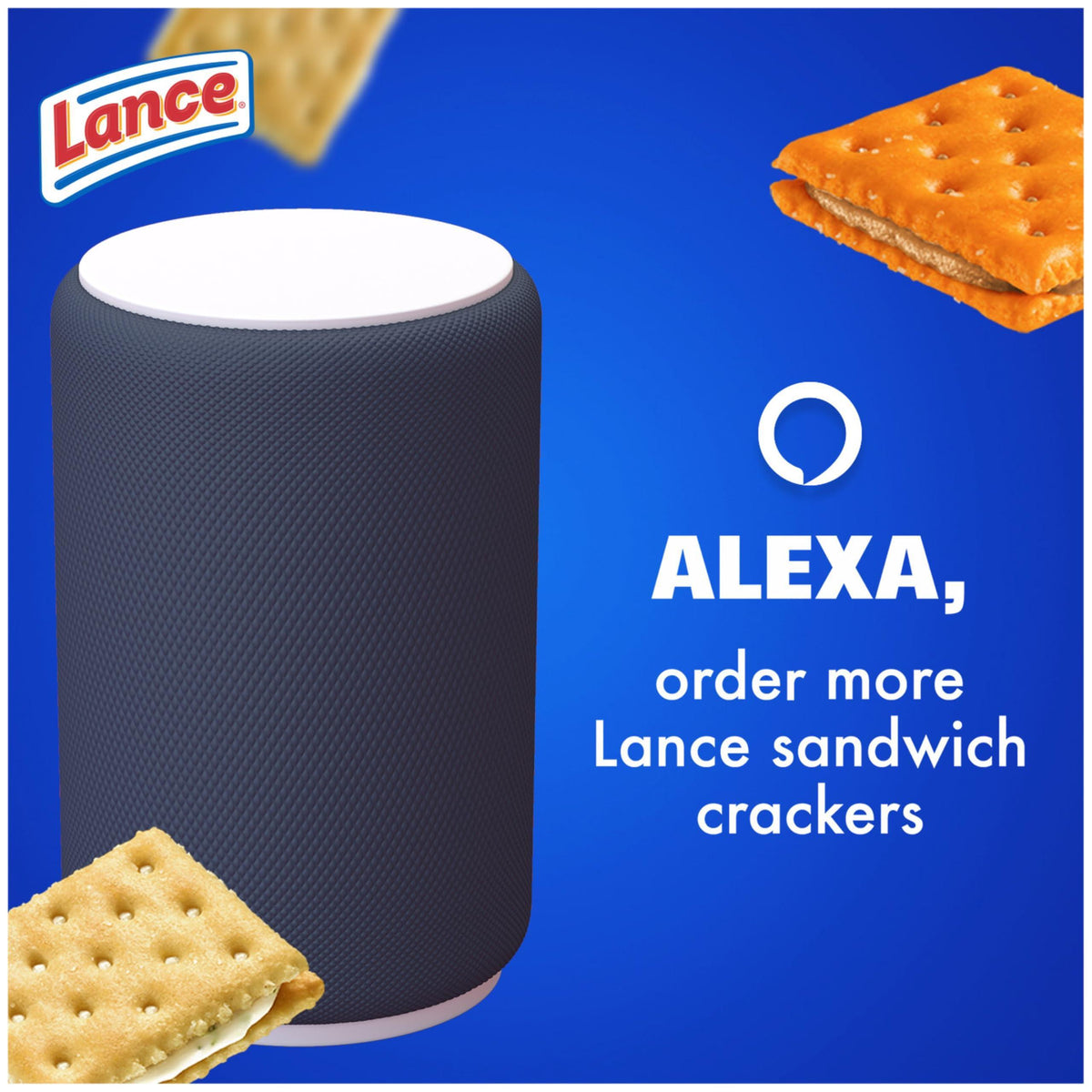 Lance Sandwich Crackers, Variety Pack, 3 Flavors, 20 Individually Wrapped Packs, 6 Sandwiches Each