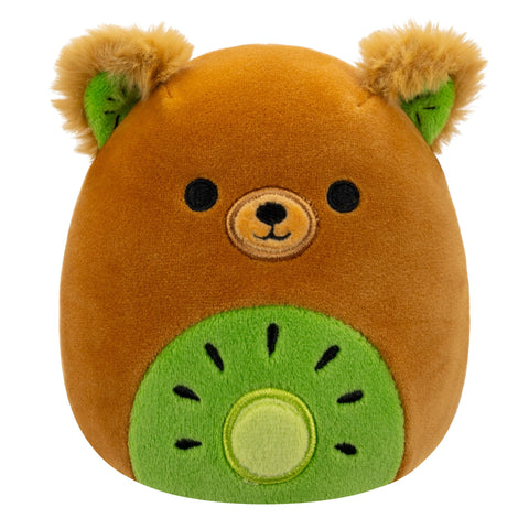 Squishmallows Original 5-Inch Mitchard Kiwi Bear - Official Jazwares Plush