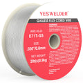 YESWELDER Flux Core Gasless MIG Wire, E71T-GS Mild Carbon Steel .030-Inch Diameter 2-Pound, Strong ABS Plastic Spool Welding Wire