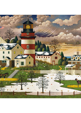 Buffalo Games - Charles Wysocki Twilight - 1000 Piece Puzzle for Adults | Art by Charles Wysocki, Frameable Art, Made in USA, Recycled Board, Includes Poster, Challenging, intermediate to expert