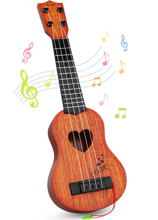 YEZI Kids Toy Classical Ukulele Guitar Musical Instrument for Kids | Mini Guitar Toy with Pick, Educational Musical Instrument for Preschool Boys Girls, Early Learning Music Toy for Ages 3+