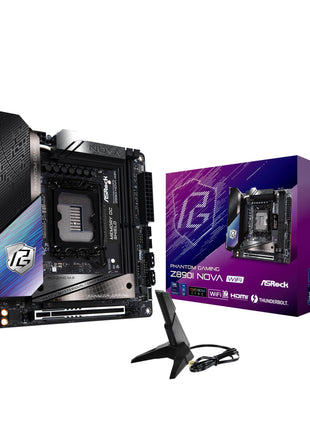 ASRock Intel Core Ultra Z890 LGA1851 RL-ILM Mini ITX Motherboard Phantom Gaming Z890i Nova WiFi 7 DDR5 9466 MHz 128 GB