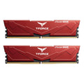 TEAMGROUP T-Force Vulcan DDR5 32GB (2x16GB) 6400MHz (PC5-51200) CL40 Desktop Memory Module Ram (Red) for 600 700 Series Chipset XMP 3.0 Ready - FLRD532G6400HC40BDC01