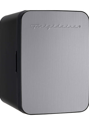 Frigidaire Portable 10L, 15-can Mini Fridge Brushed Stainless Steel 110V (AC) Wall outlet. Plugs into a 12V Car adapter or home outlet. EFMIS183-B-SS (Renewed)