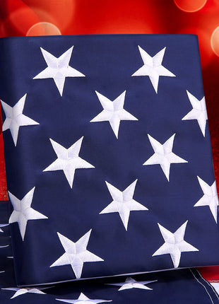 American Flag 3x5 Outdoor Heavy Duty - American Flag US Flags 3x5 Outdoor,Embroidered Stars and Sewn Stripes American Flags Outside Hanging Weatherproof Standard
