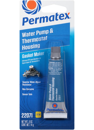 Permatex 22071 Water Pump and Thermostat RTV Silicone Gasket, 0.5 oz.
