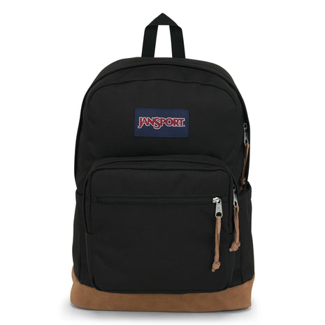JanSport Right Pack Backpack - Durable Daypack with Padded 15 inch Laptop Sleeve, Spacious Main Compartment & Integrated Water Bottle Pocket - Black