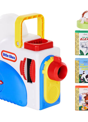 Little Tikes Story Dream Machine Starter Set, Audio Books, Little Golden Book, The Poky Little Puppy, Nightlight, Toddlers, Kids, Ages 3+, Amazon Exclusive