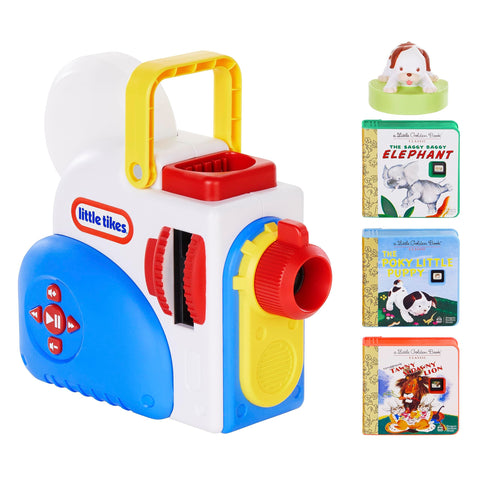 Little Tikes Story Dream Machine Starter Set, Storytime, Books, Little Golden Book, Audio Play, The Poky Little Puppy Character, Nightlight, Toy Gift for Toddlers and Kids Girls Boys Ages 3+