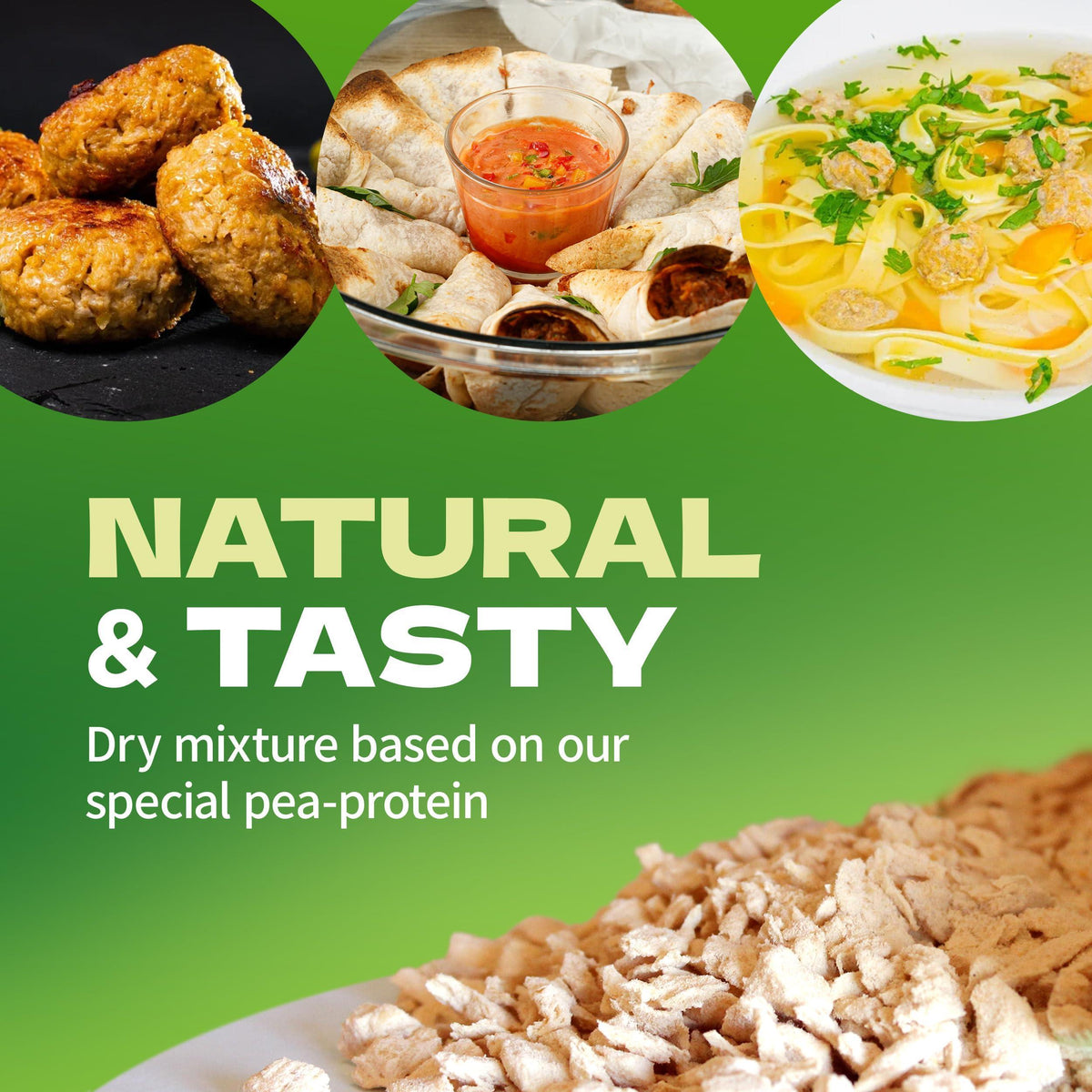 Plant-Based Meat: Vegan Beef Substitute Made from Pea Protein – High-Protein, Keto-Friendly, Gluten-Free, Dairy-Free, Sustainable Vegan Meat Alternative. Perfect for Plant-Based Recipes.