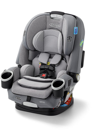 Graco 4Ever DLX 4-in-1 Baby Car Seat, Infant to Toddler Car Seat, 10 Years of Use, Rear-Facing, Forward-Facing, Highback Booster, and Backless Booster Seat Modes, Comfortable and Convenient, Charlie