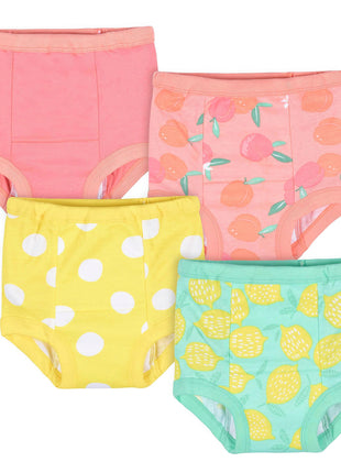 Gerber Baby Girls Infant Toddler 4-Pack Potty Training Pants Underwear