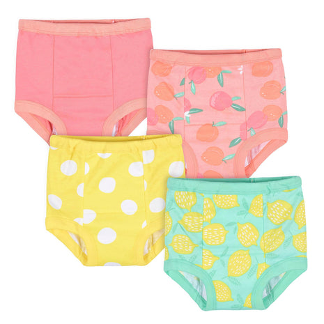 Gerber Baby Girls Infant Toddler 4-Pack Potty Training Pants Underwear