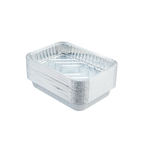 20Pack Drip Pans Compatible with Weber Grills Spirit Gas Grills, Q Grills, Genesis and Genesis II LX 200 300 Series,Disposable Aluminum Foil BBQ Grease Trays, 8.5 x 6 Inch
