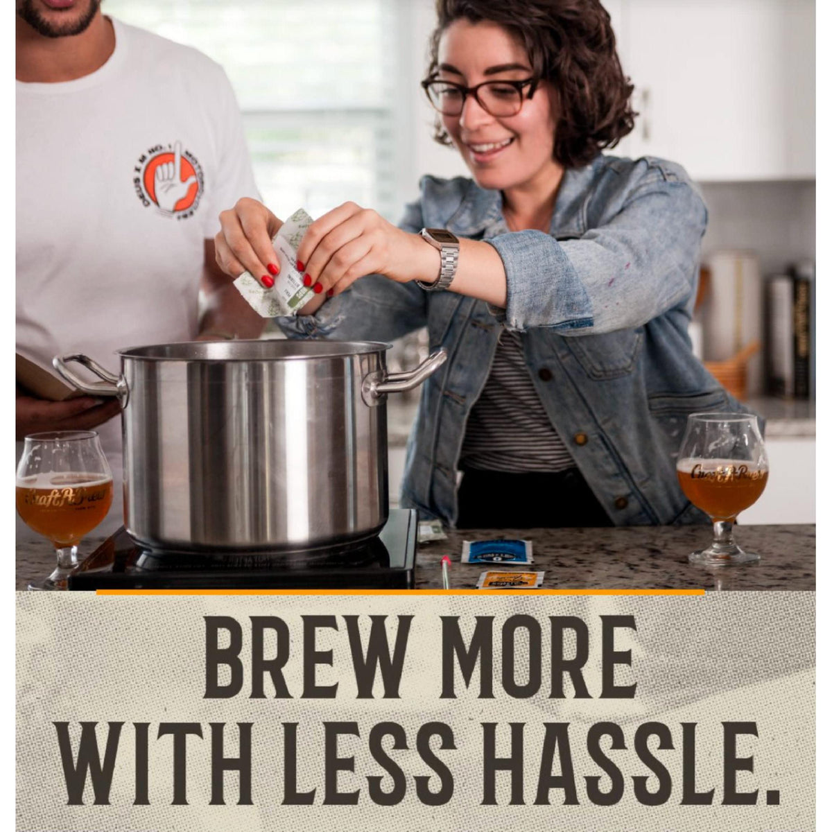 Craft A Brew - SafLager W-34/70 Yeast - German Lager Dry Yeast - For Craft Lagers - Ingredients for Home Brewing - Beer Making Supplies - [1 Pack]